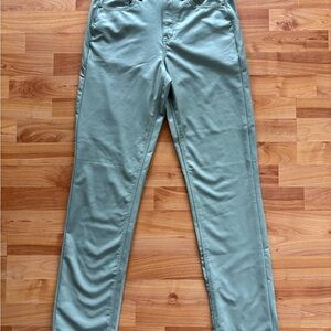 Stylish Light Green Pants size 4 long